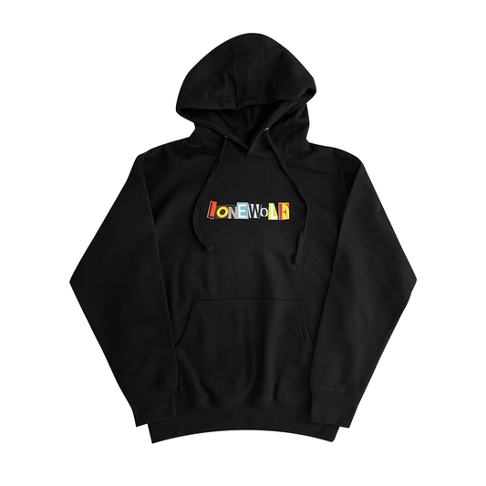 OG Lonewolf Logo Hoodie in Black